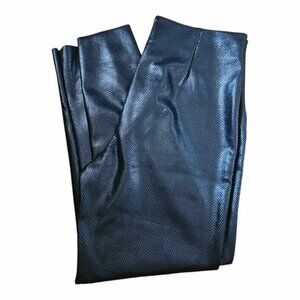 NWT TAHARI Faux Leather Snakeskin Pants/Leggings Size L